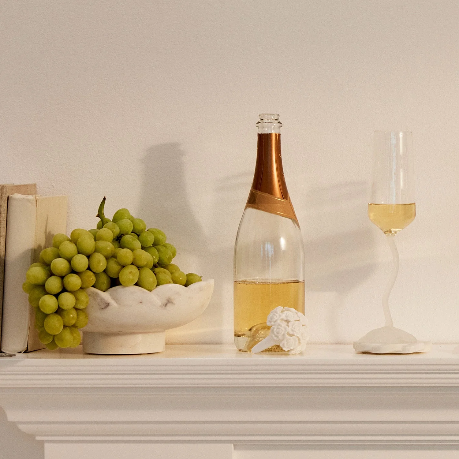 Floral Champagne Glasses - Image 4