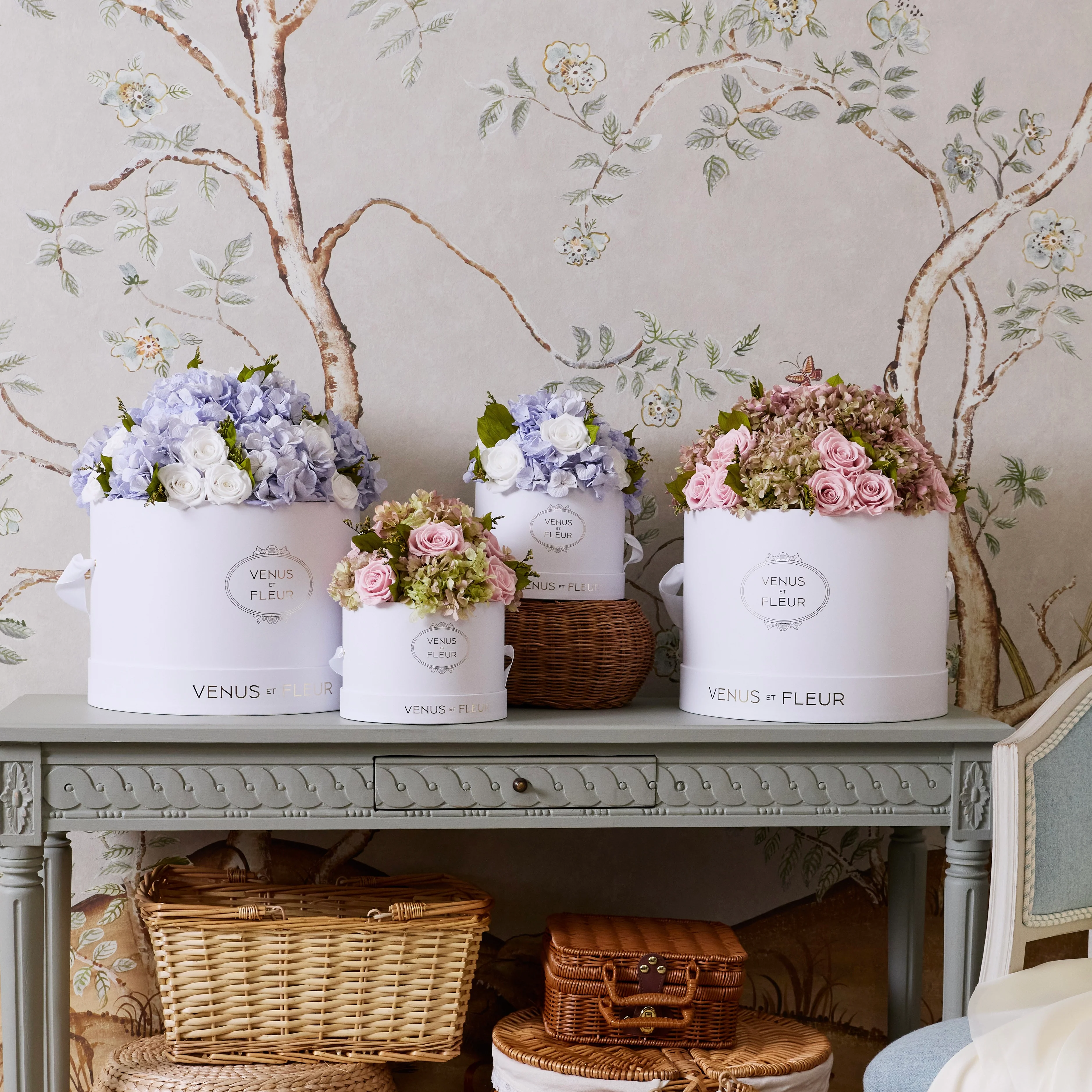 Small Round Roses & Hydrangeas - Image 12