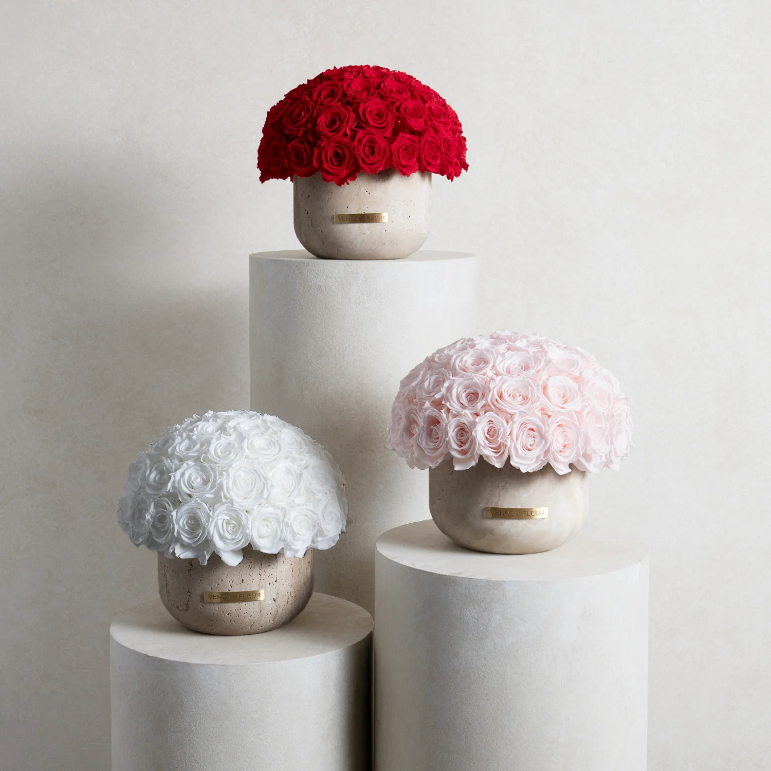 Terre Travertine Vase - Image 3